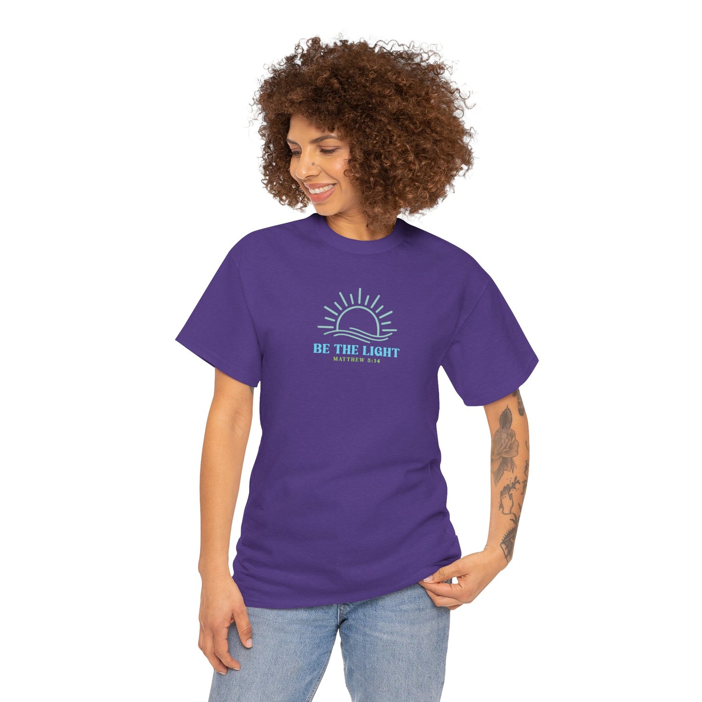 Christian Graphic Tee Be The Light