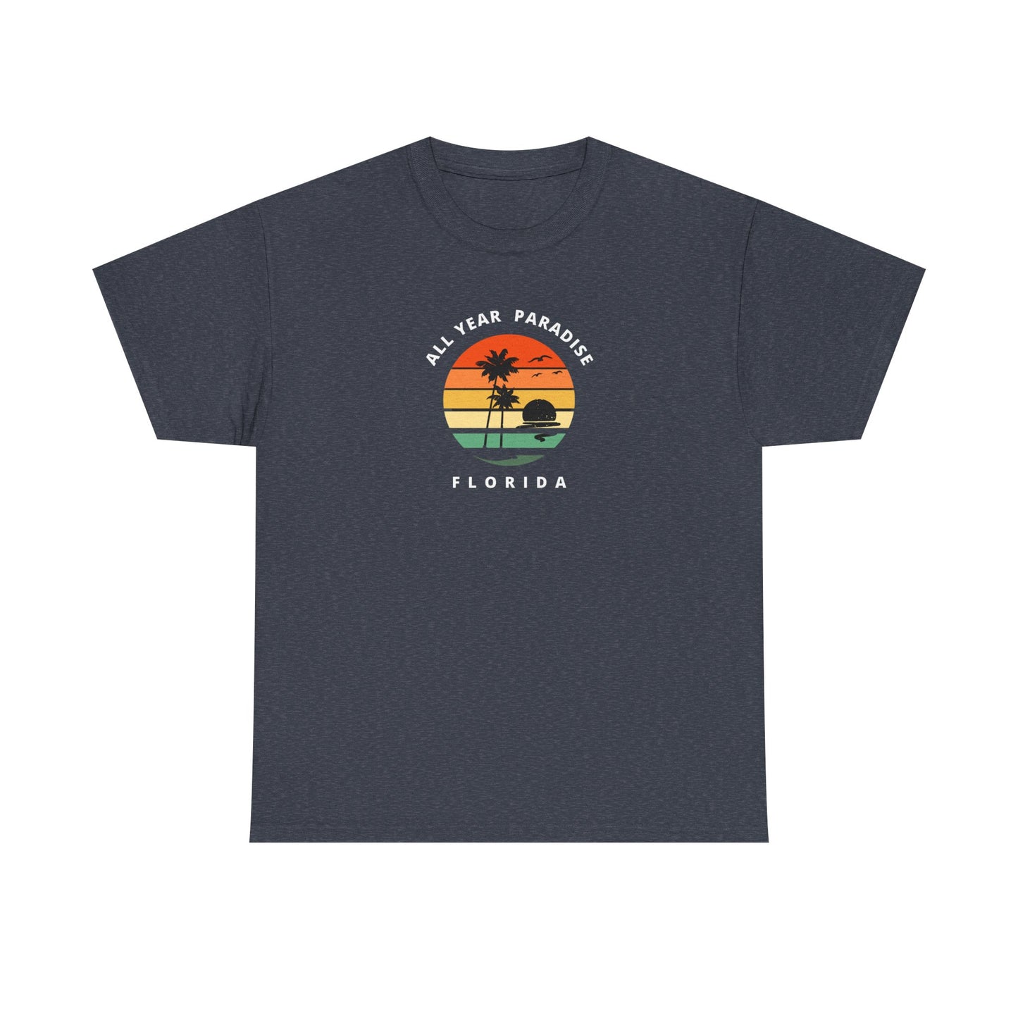 Vintage Sunset Graphic Tee, Casual T-Shirt, Summer Vibes Shirt, Beachwear, Gift for Him/Her, Cozy Everyday Wear