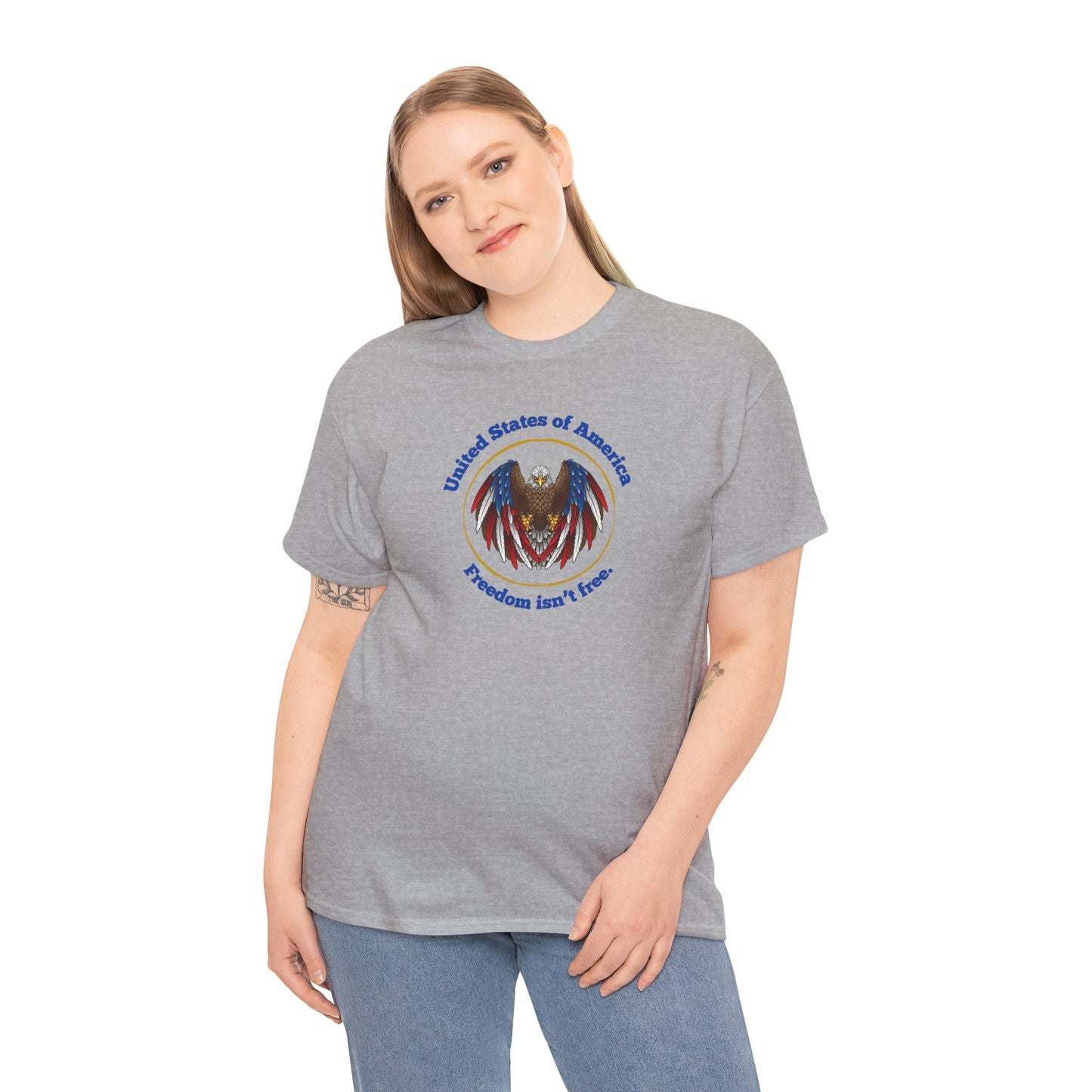 Patriotic Eagle Tee - USA Freedom