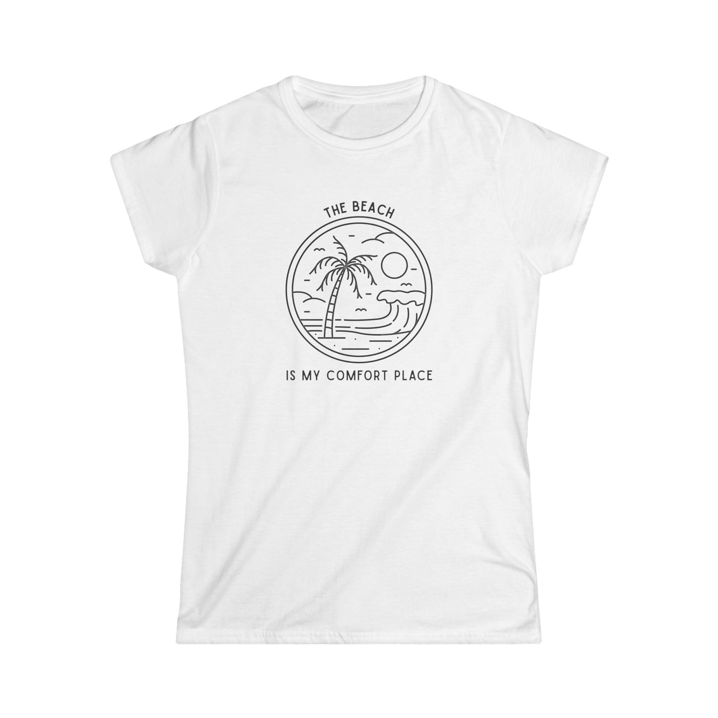 Graphic Tee - The Beach is My Comfort Place Women's T-Shirt