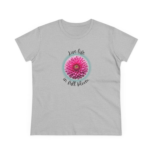 Floral Women's T Shirt Flower Tee - Inspirational Positive Saying Tee T Shirt