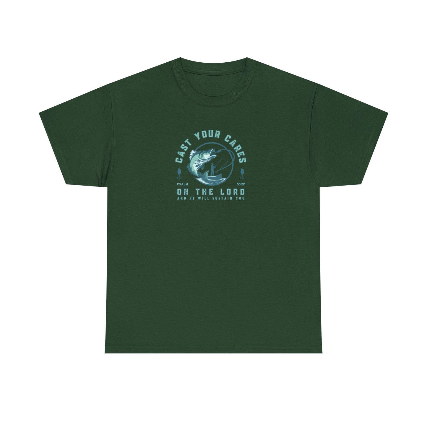 Men's Graphic Christian T Shirt Fishing Tee