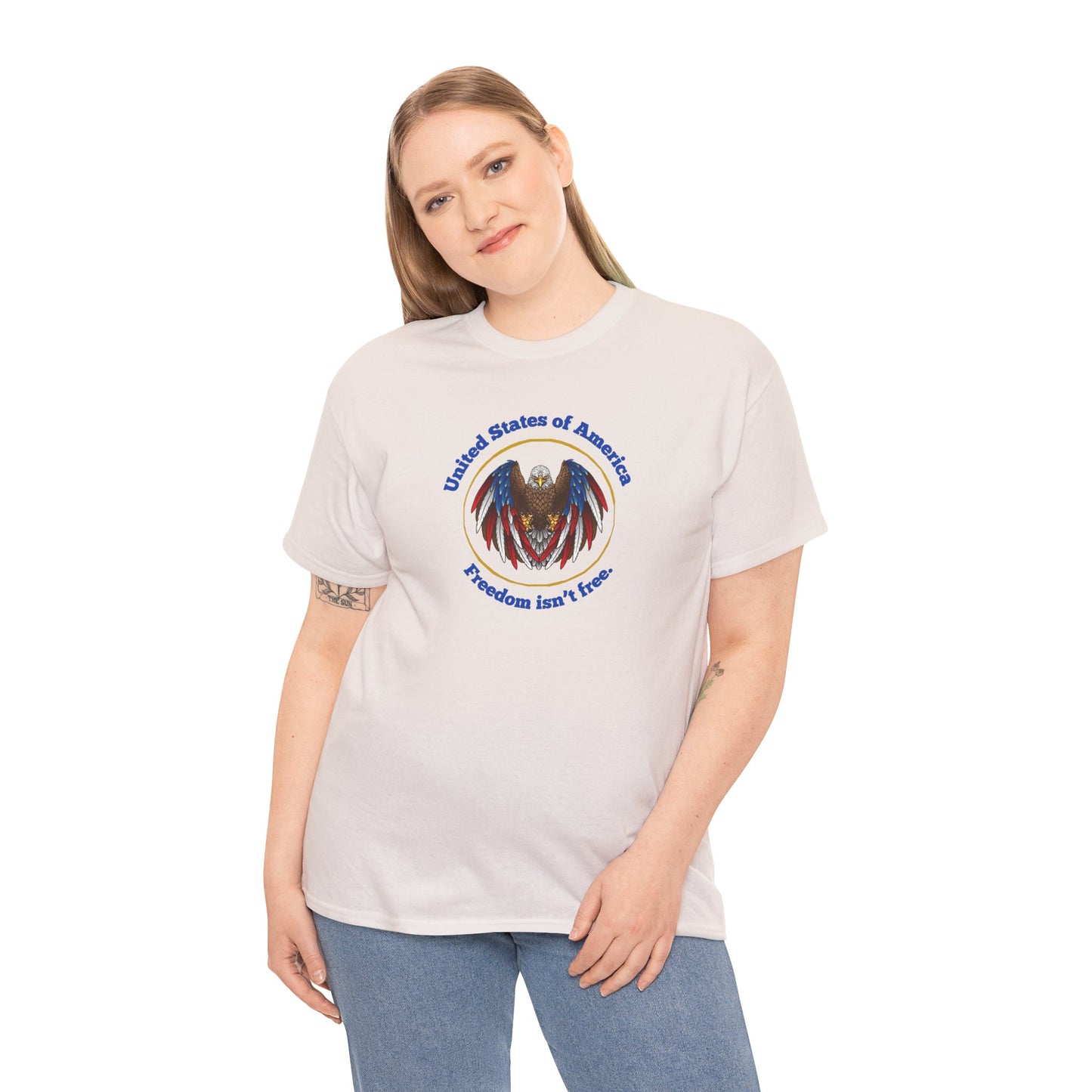 Patriotic Eagle Tee - USA Freedom