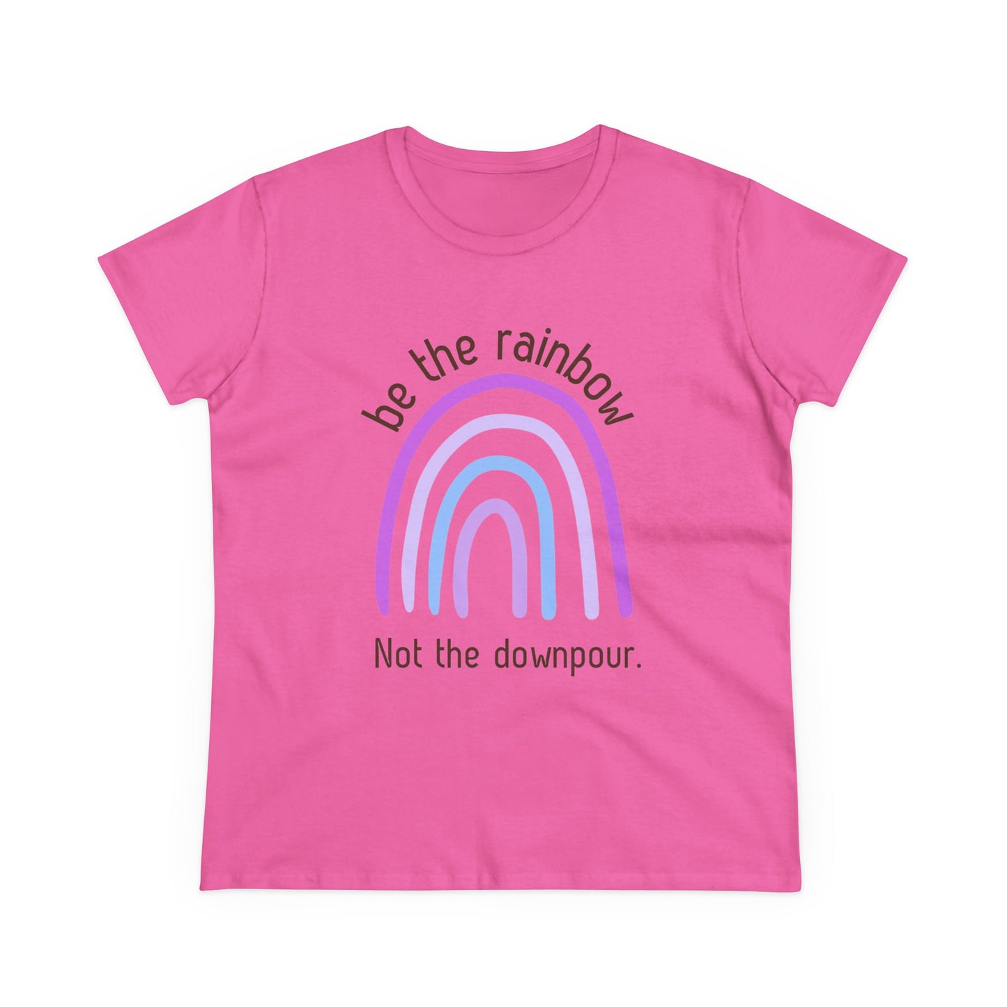Rainbow T Shirt Inspirational Tee Women's