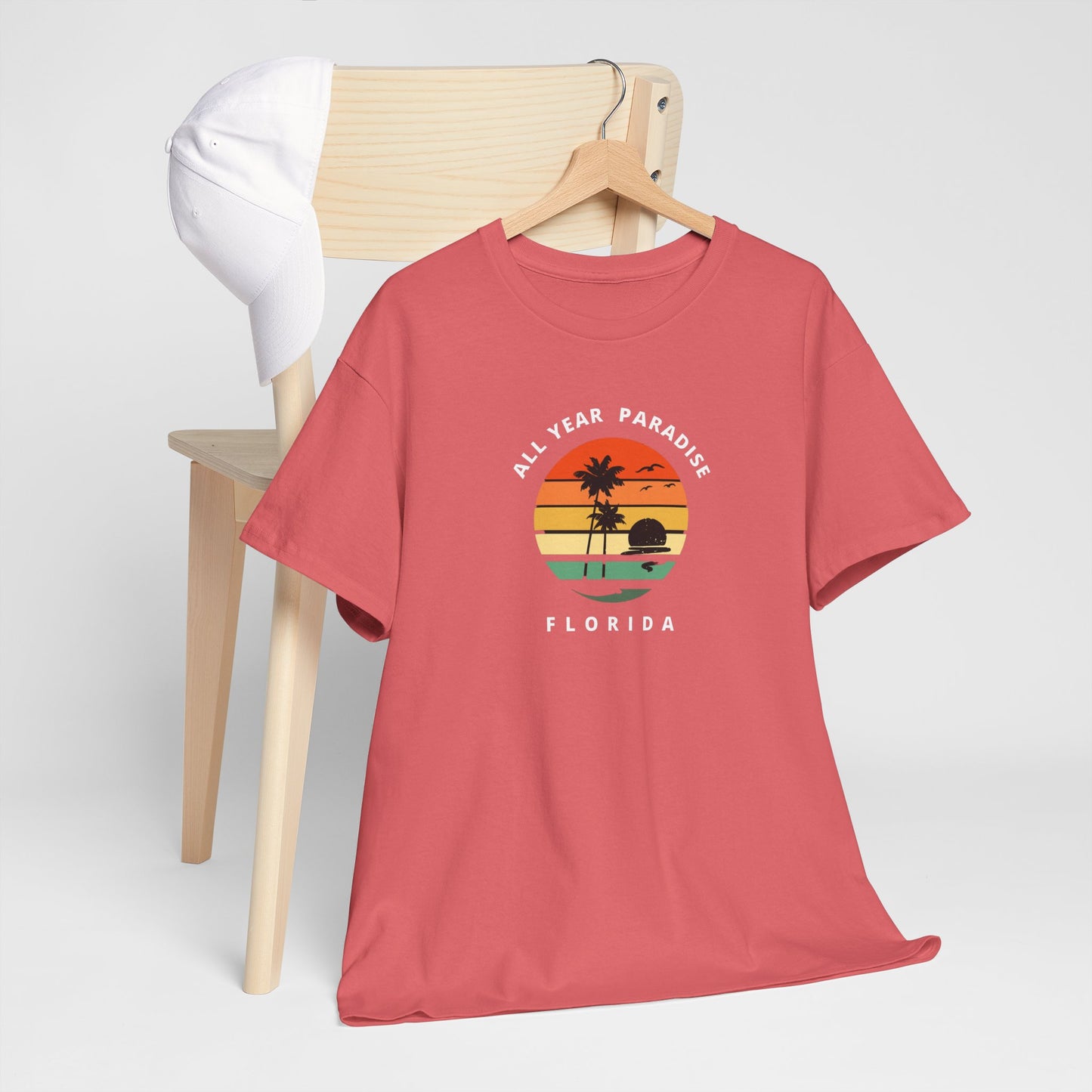 Vintage Sunset Graphic Tee, Casual T-Shirt, Summer Vibes Shirt, Beachwear, Gift for Him/Her, Cozy Everyday Wear