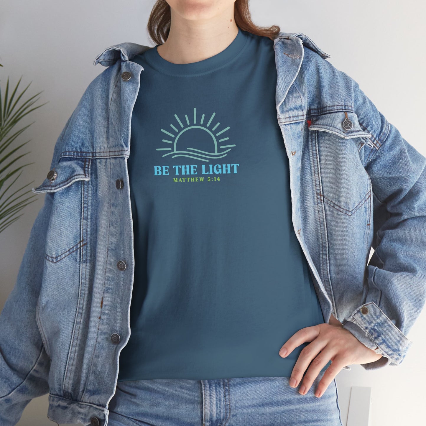 Christian Graphic Tee Be The Light