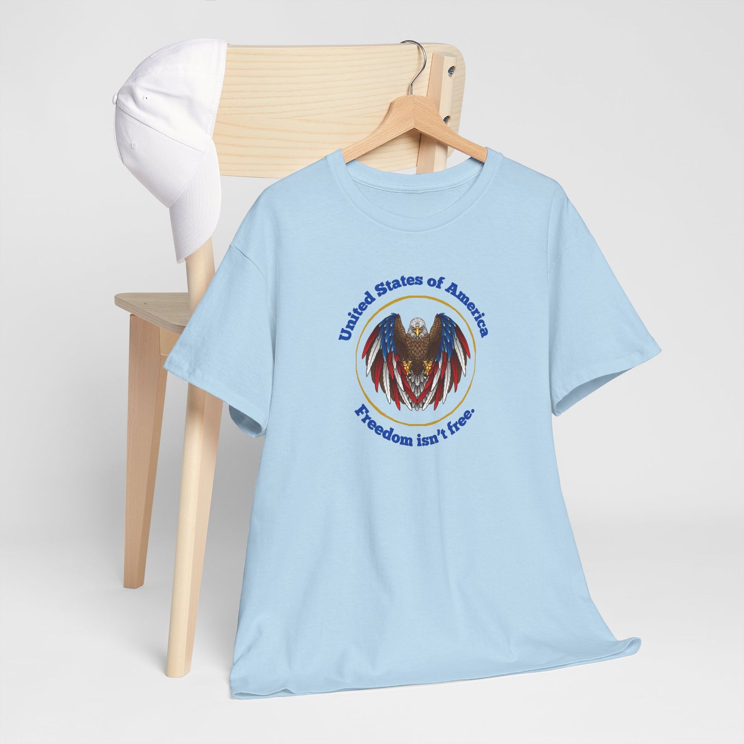 Patriotic Eagle Tee - USA Freedom