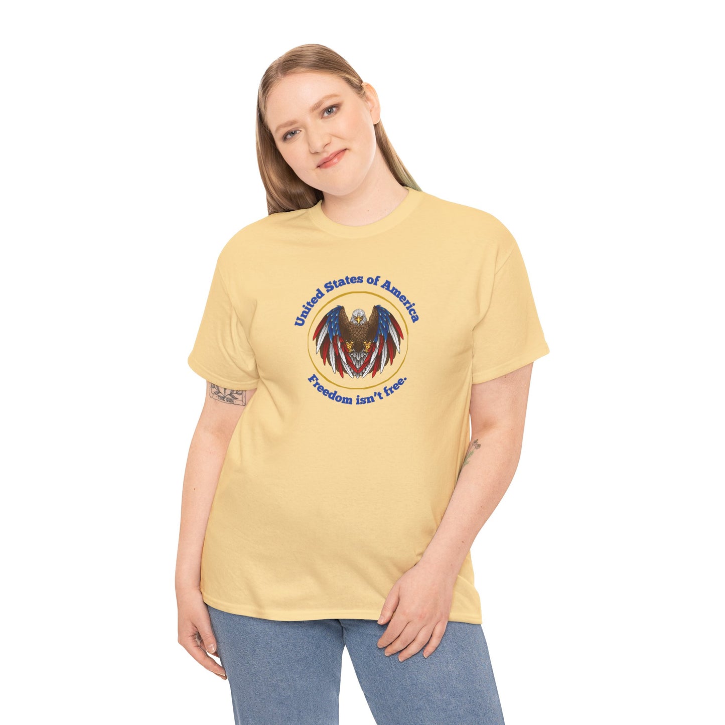 Patriotic Eagle Tee - USA Freedom