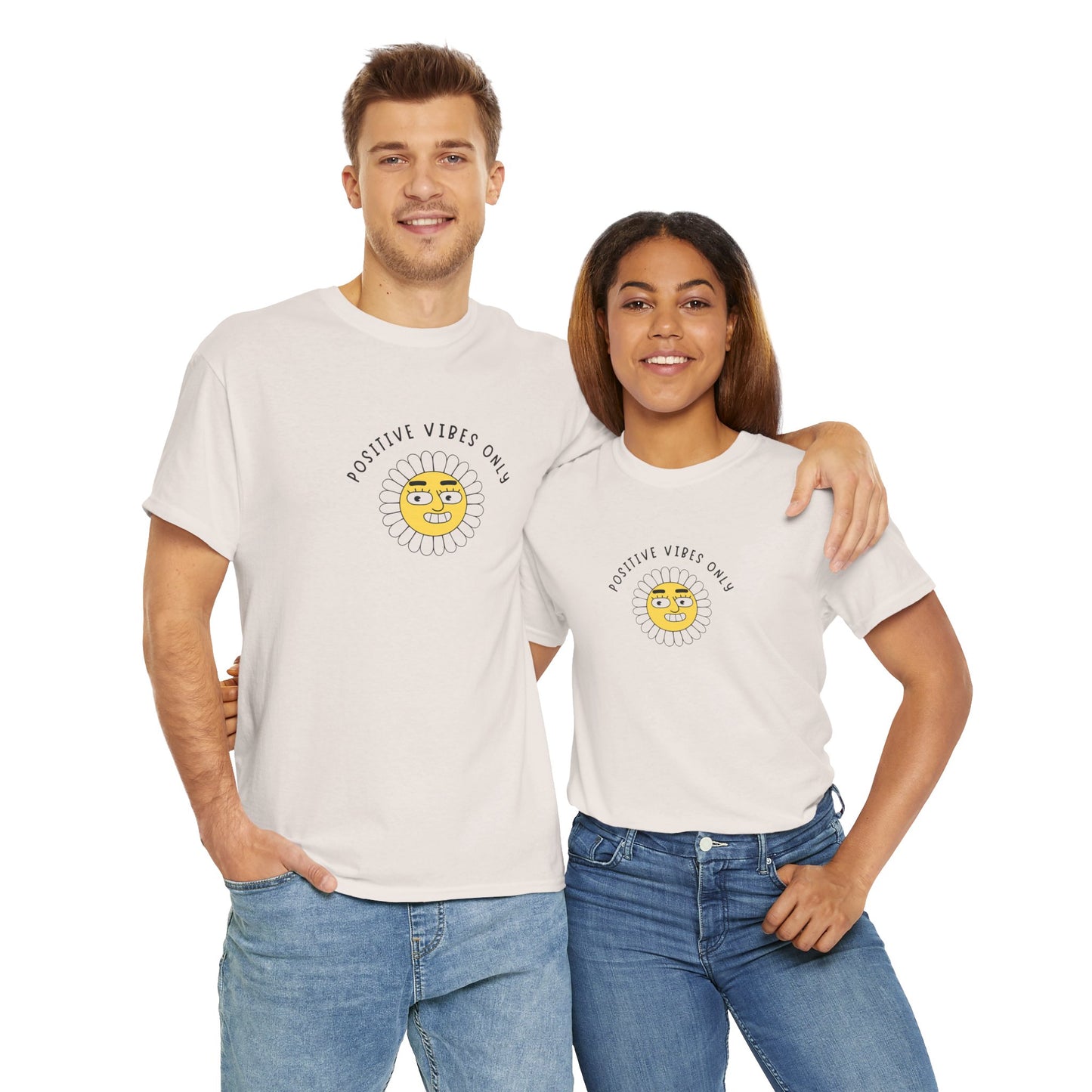 Positive Vibes Unisex Tee Funny Saying Men's Women's