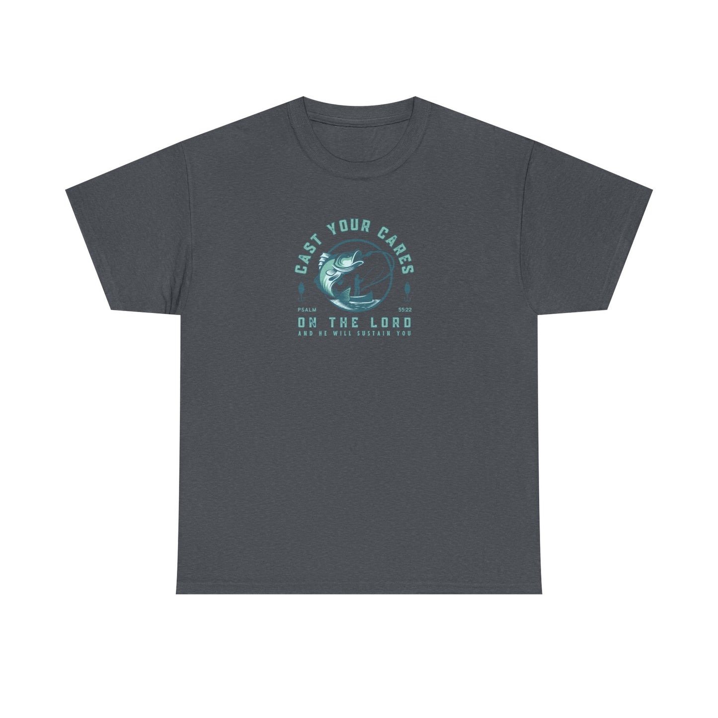 Men's Graphic Christian T Shirt Fishing Tee
