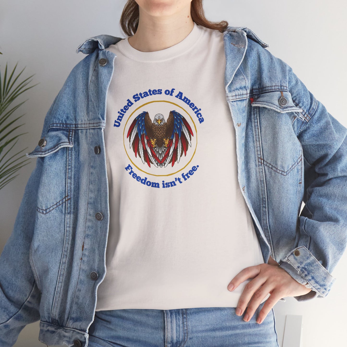 Patriotic Eagle Tee - USA Freedom