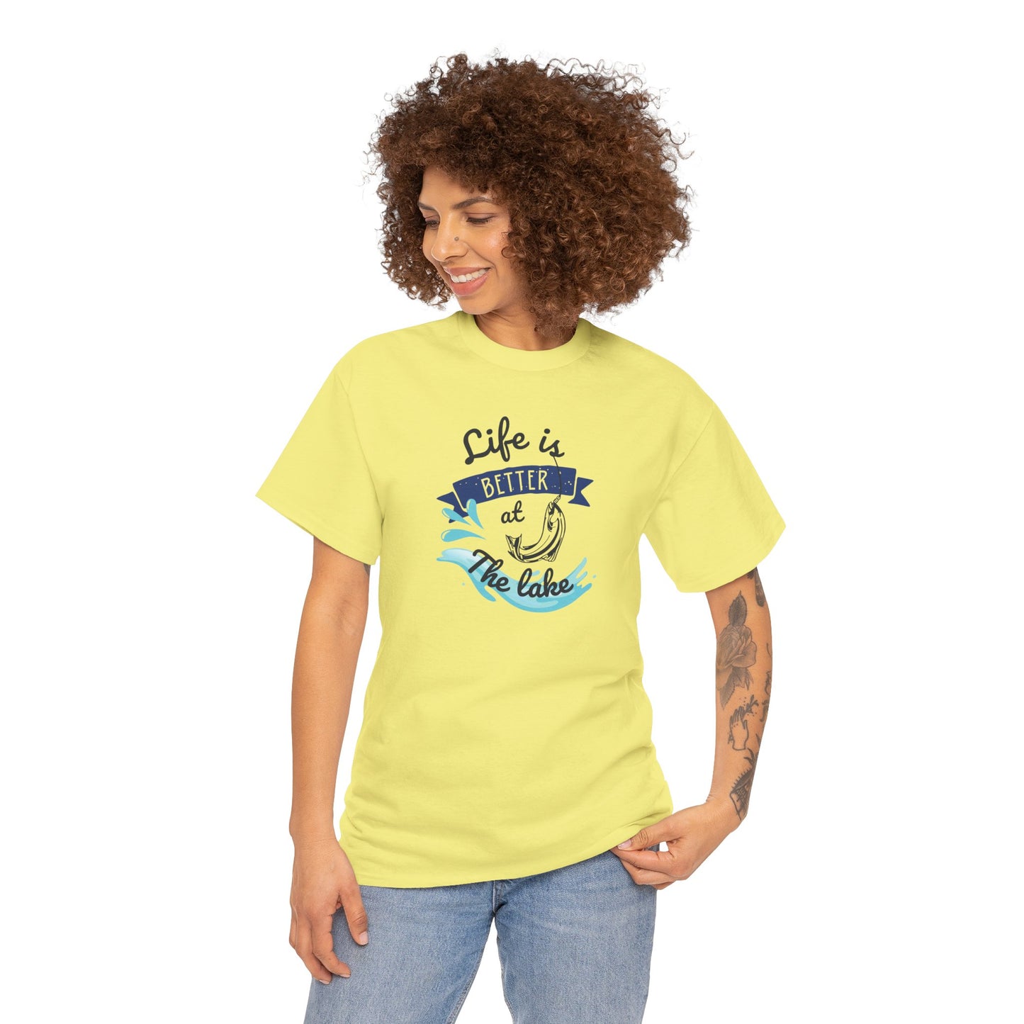 Lake Fishing Unisex Tee