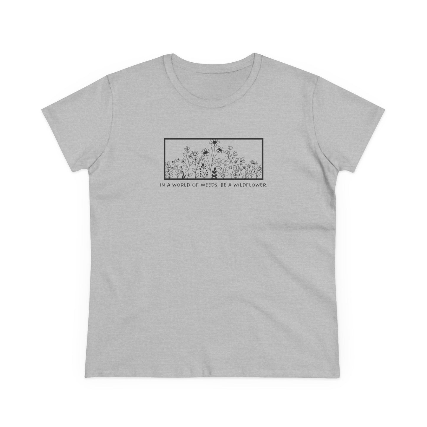 Wildflower T Shirt Floral Tee Women's
