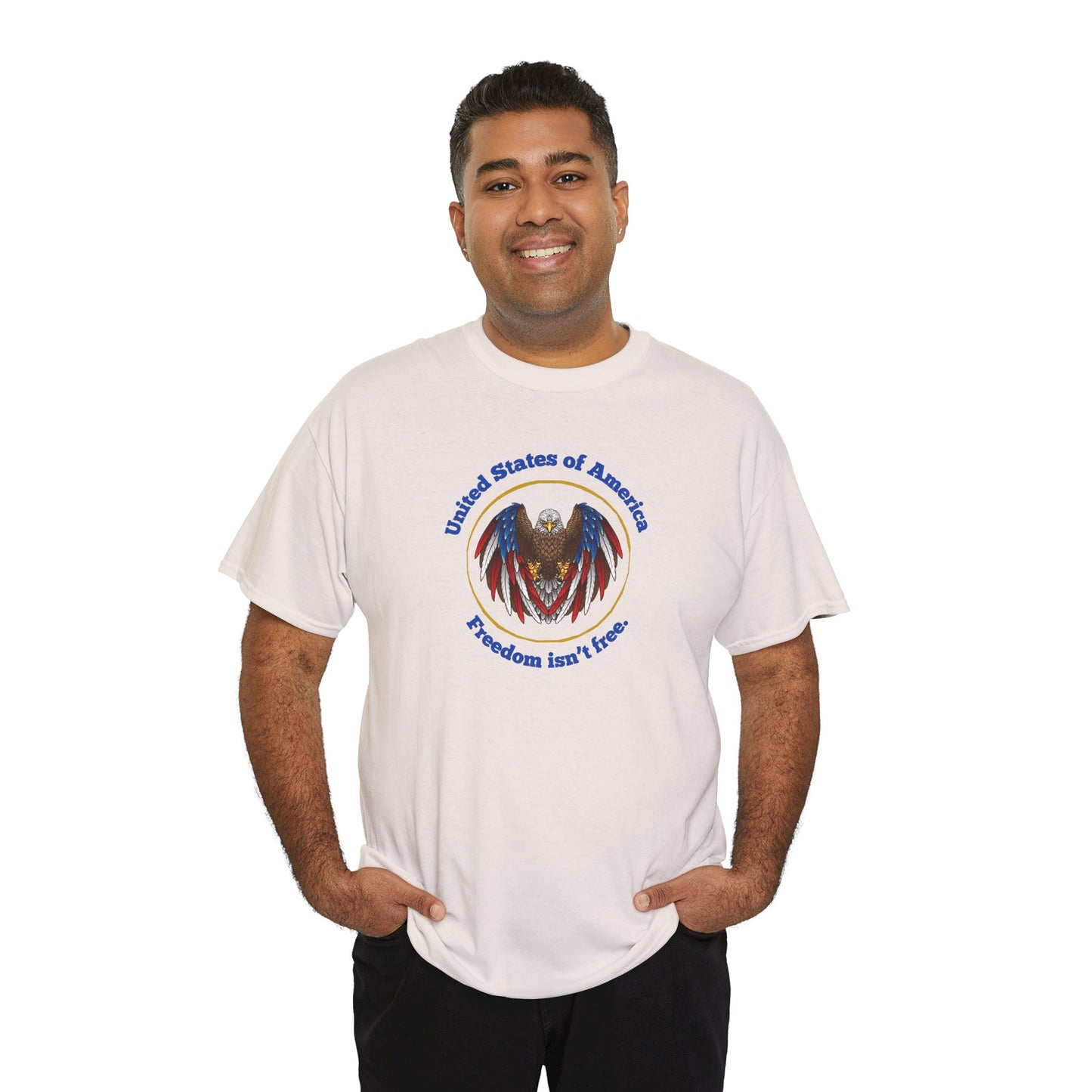 Patriotic Eagle Tee - USA Freedom
