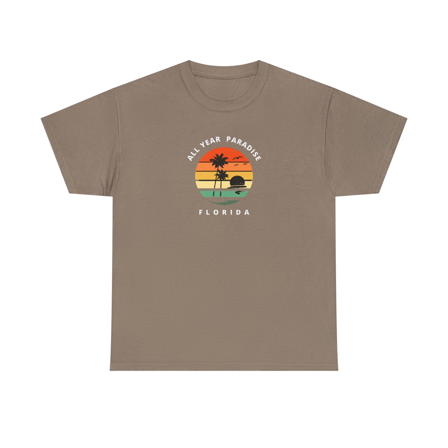 Vintage Sunset Graphic Tee, Casual T-Shirt, Summer Vibes Shirt, Beachwear, Gift for Him/Her, Cozy Everyday Wear