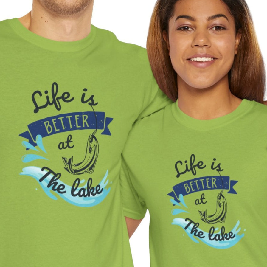 Lake Fishing Unisex Tee