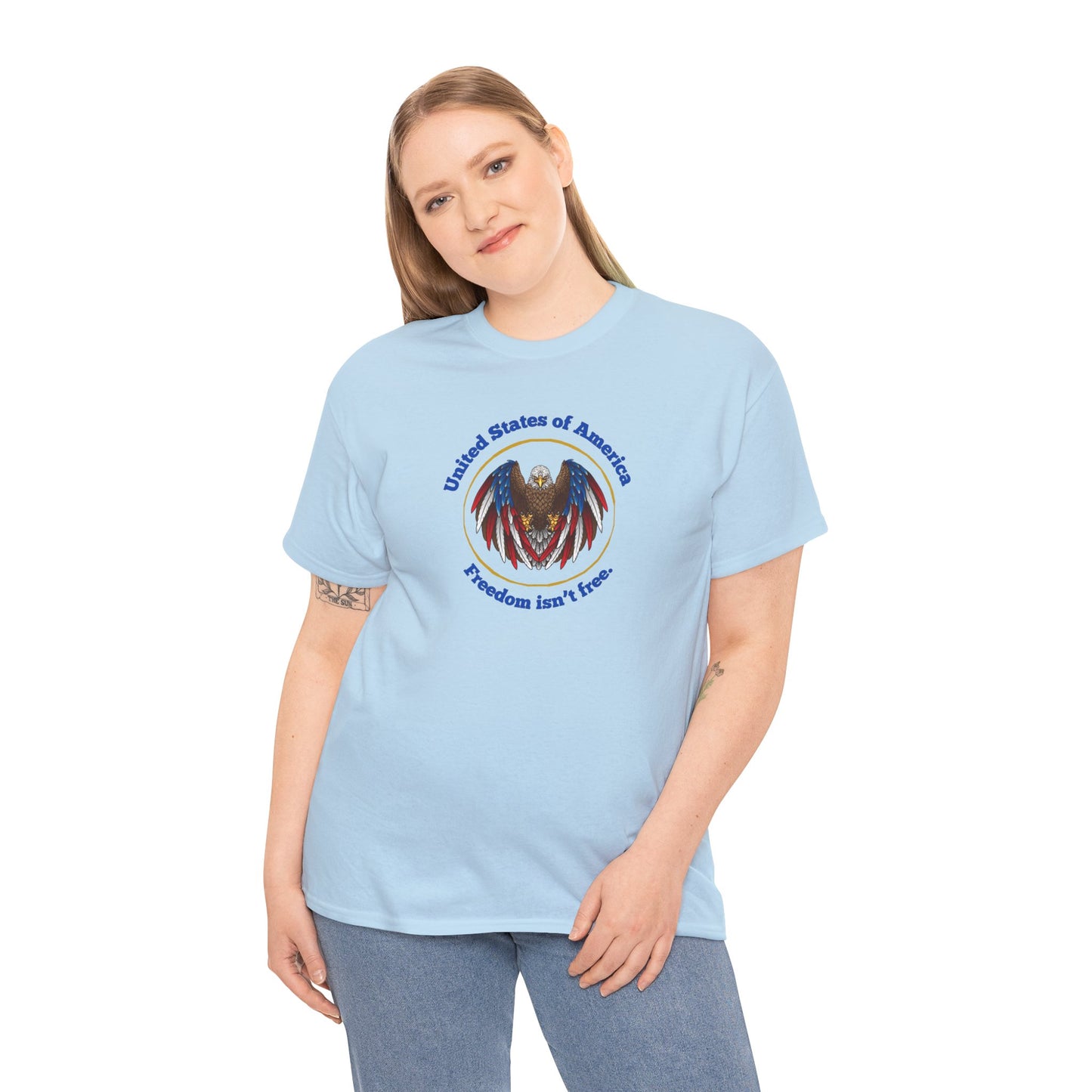 Patriotic Eagle Tee - USA Freedom