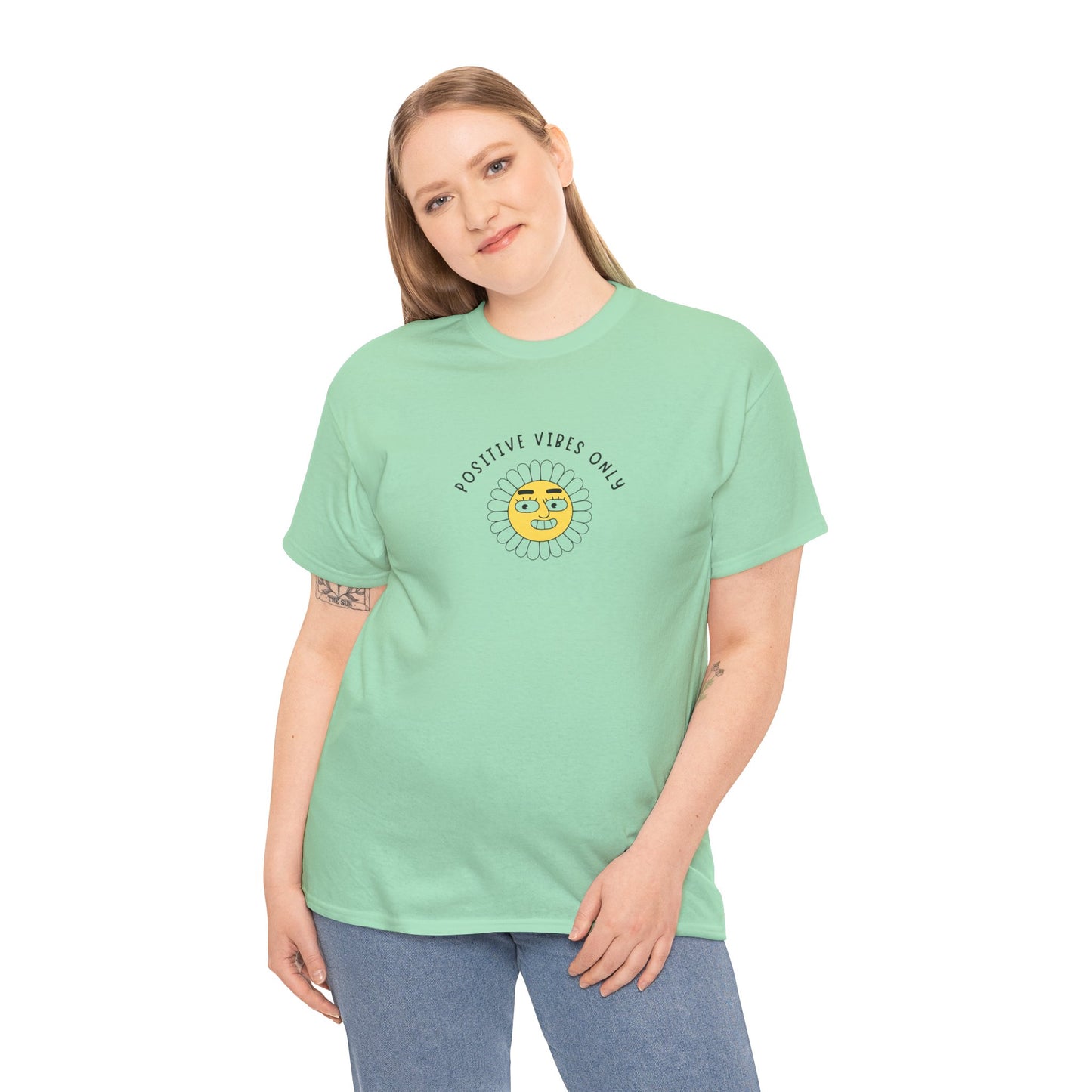 Positive Vibes Unisex Tee Funny Saying Men's Women's
