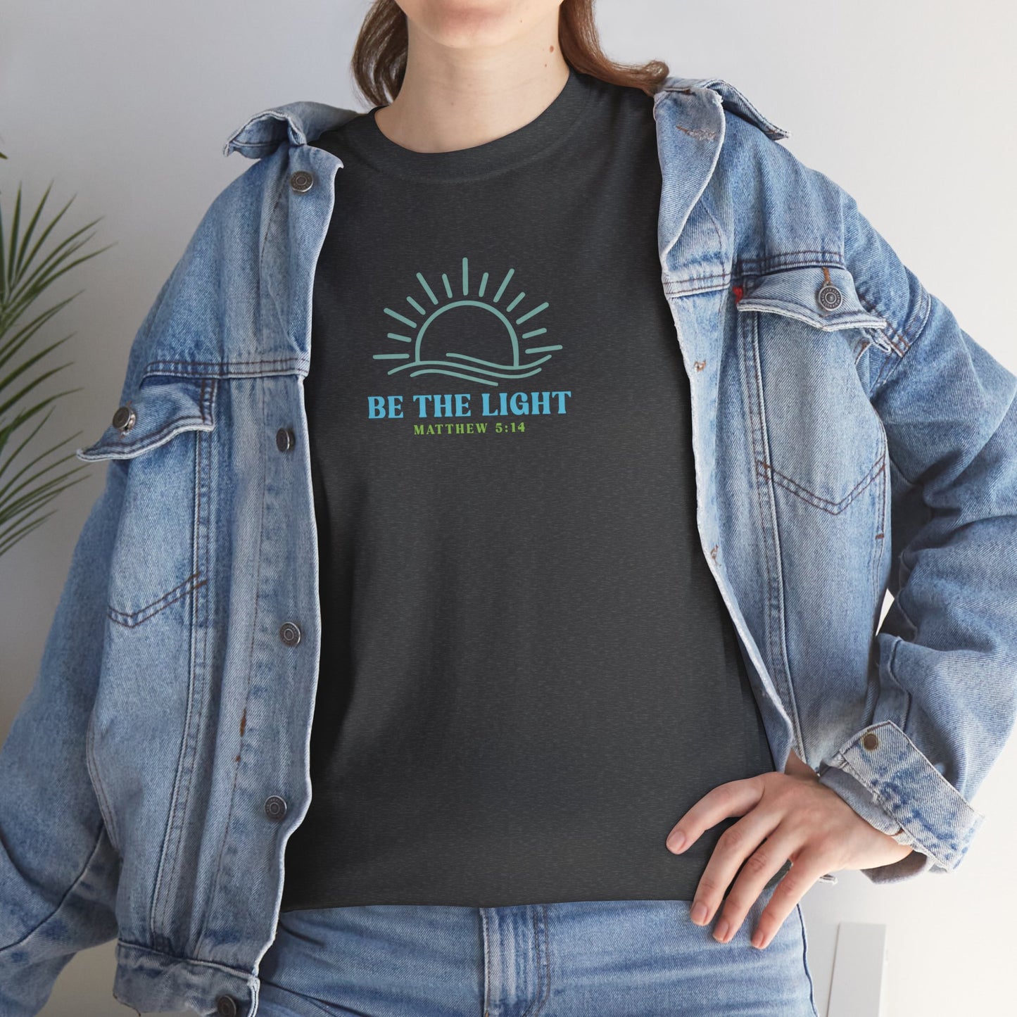 Christian Graphic Tee Be The Light