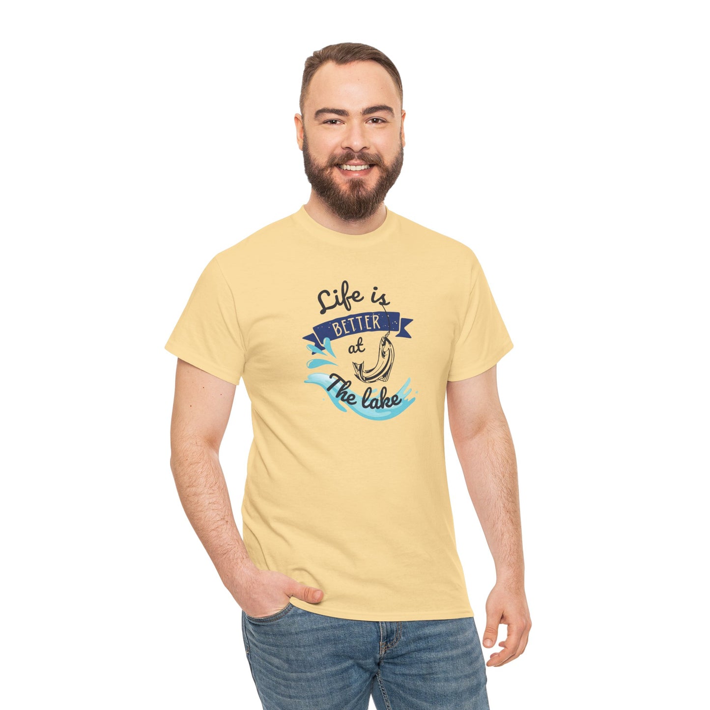 Lake Fishing Unisex Tee