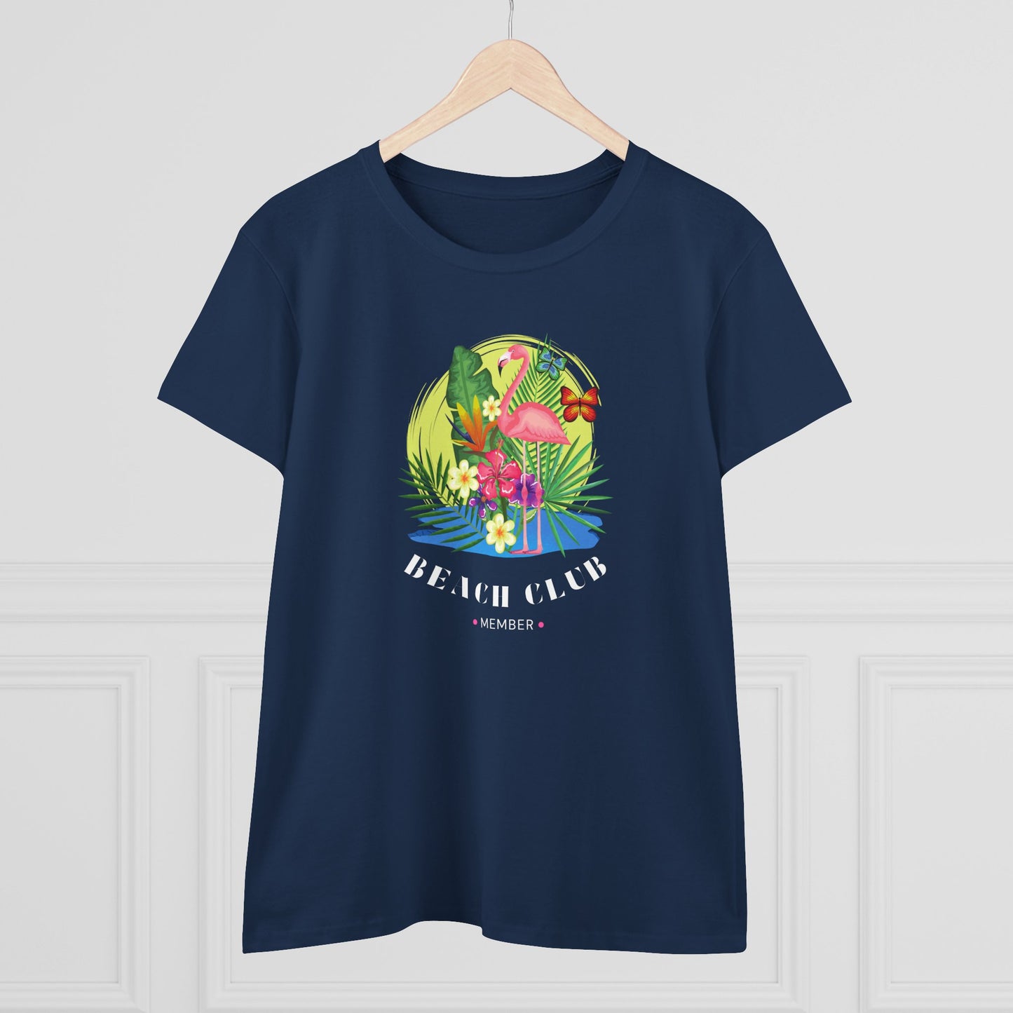 T-Shirt Tropical Beach Club Women's Graphic Flamingo Tee