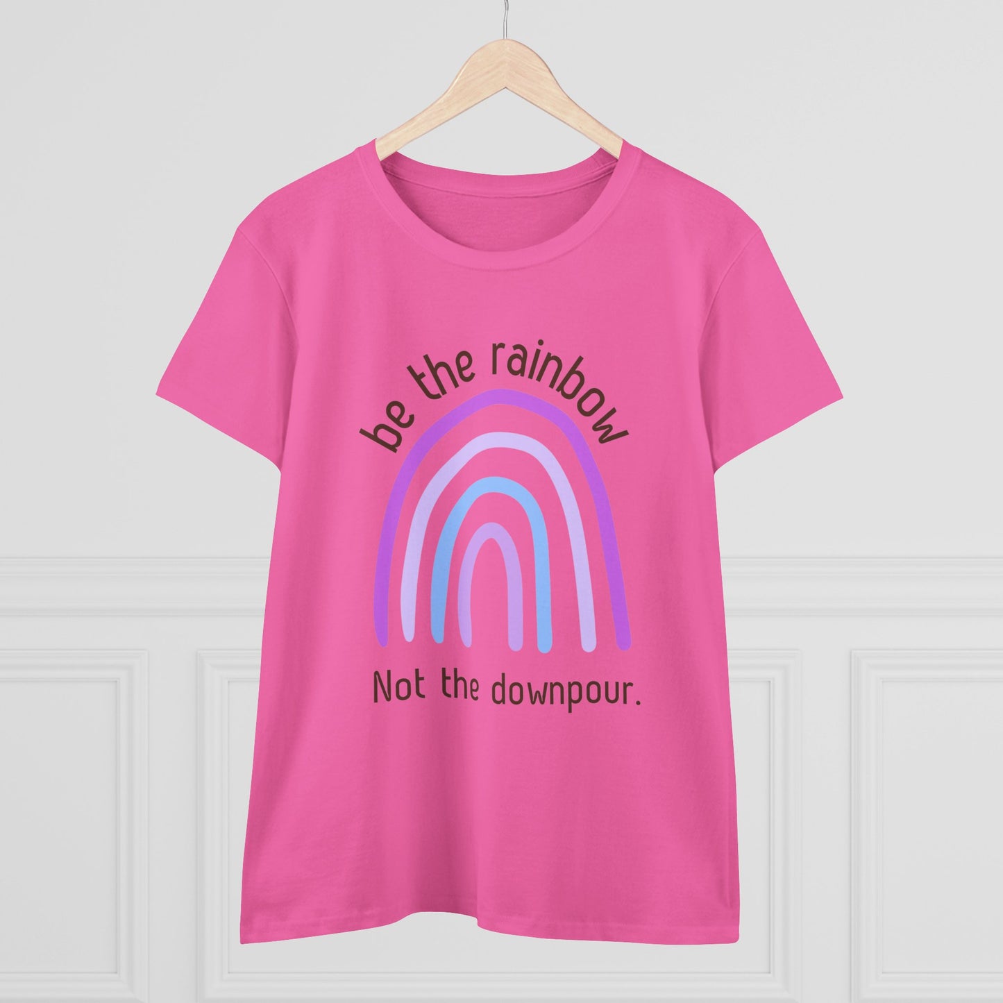 Rainbow T Shirt Inspirational Tee Women's