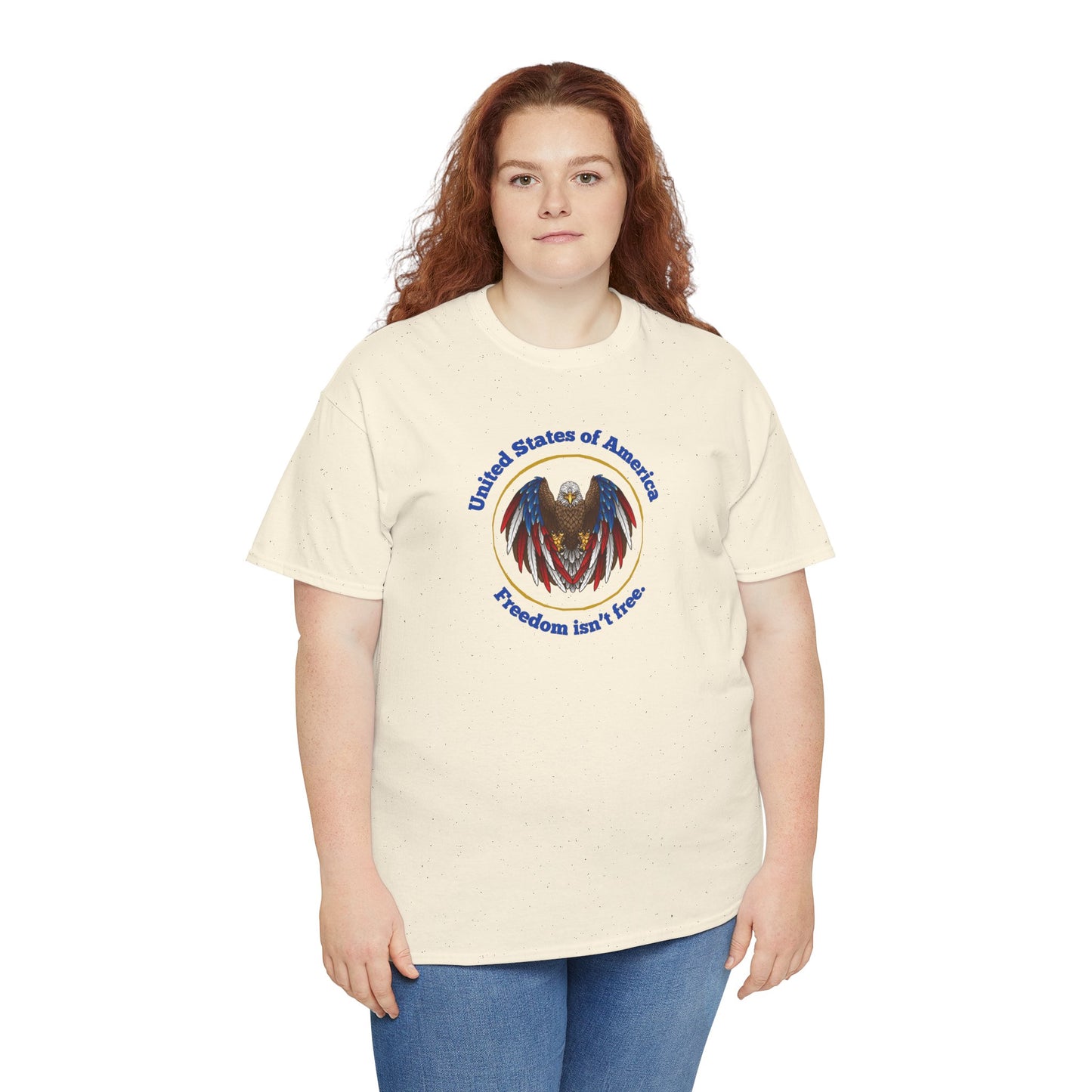 Patriotic Eagle Tee - USA Freedom