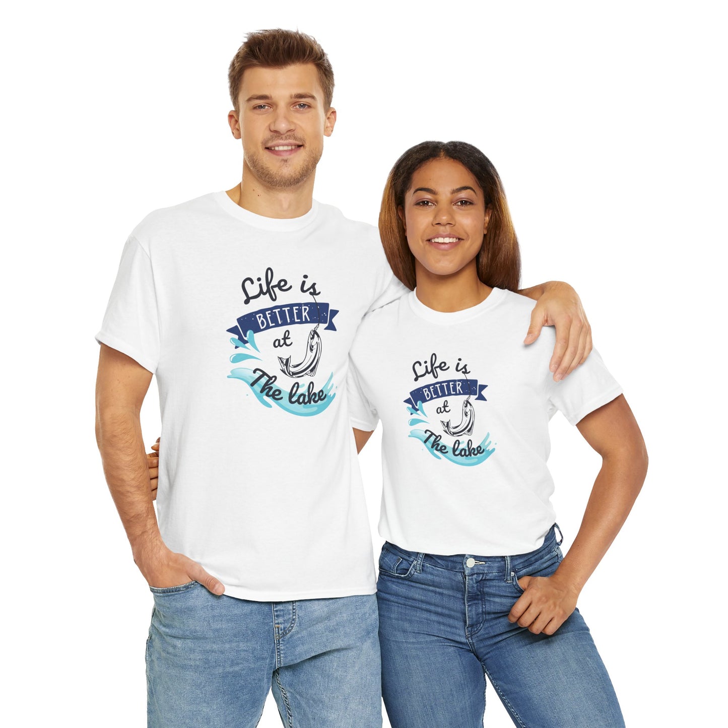 Lake Fishing Unisex Tee