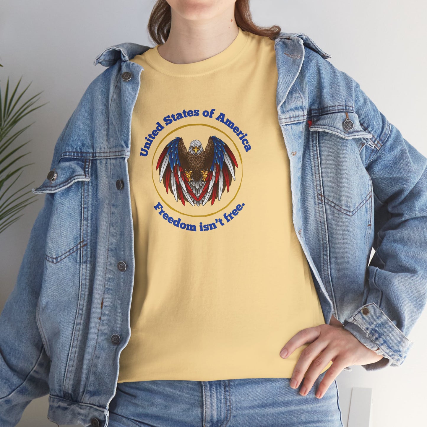 Patriotic Eagle Tee - USA Freedom