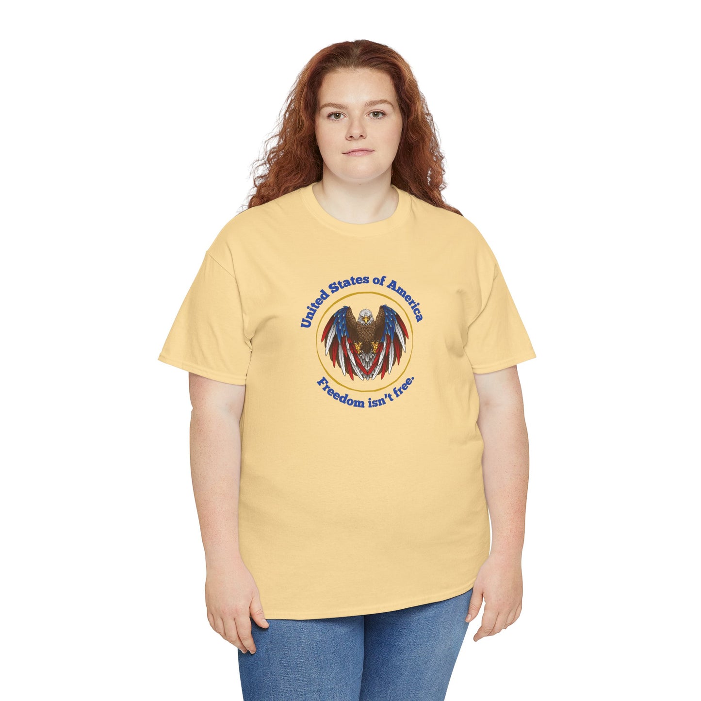 Patriotic Eagle Tee - USA Freedom