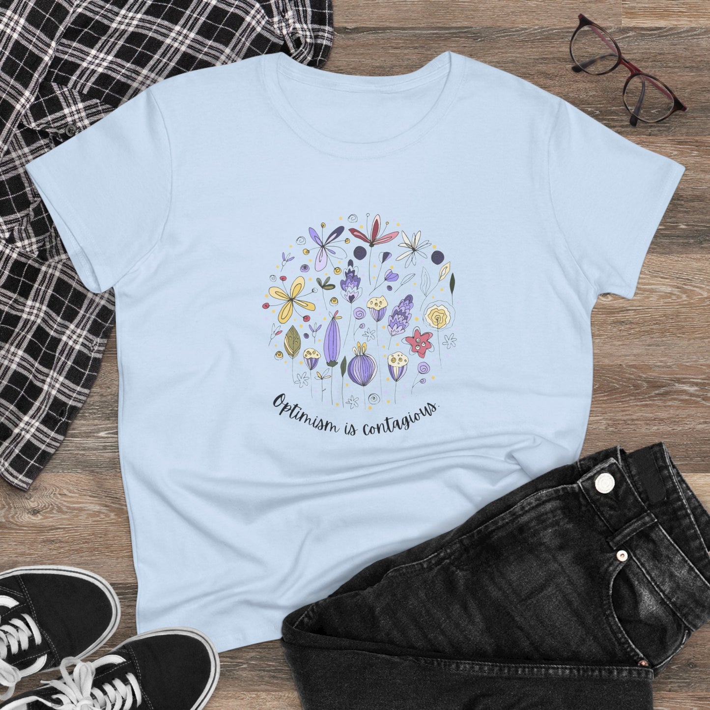 Wildflower T Shirt Women's Wildflower Tee Floral T Shirt Flower Tee Inspirational Saying