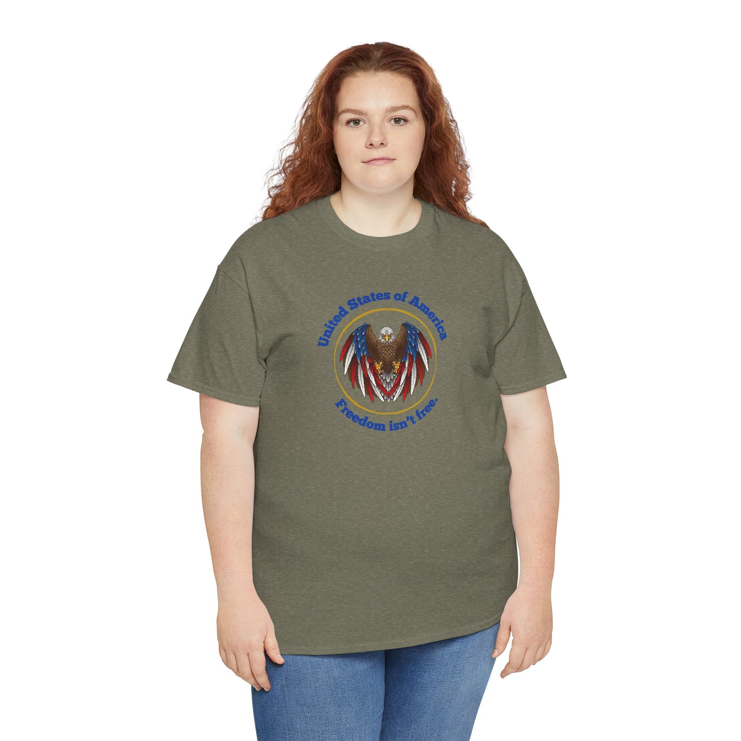 Patriotic Eagle Tee - USA Freedom