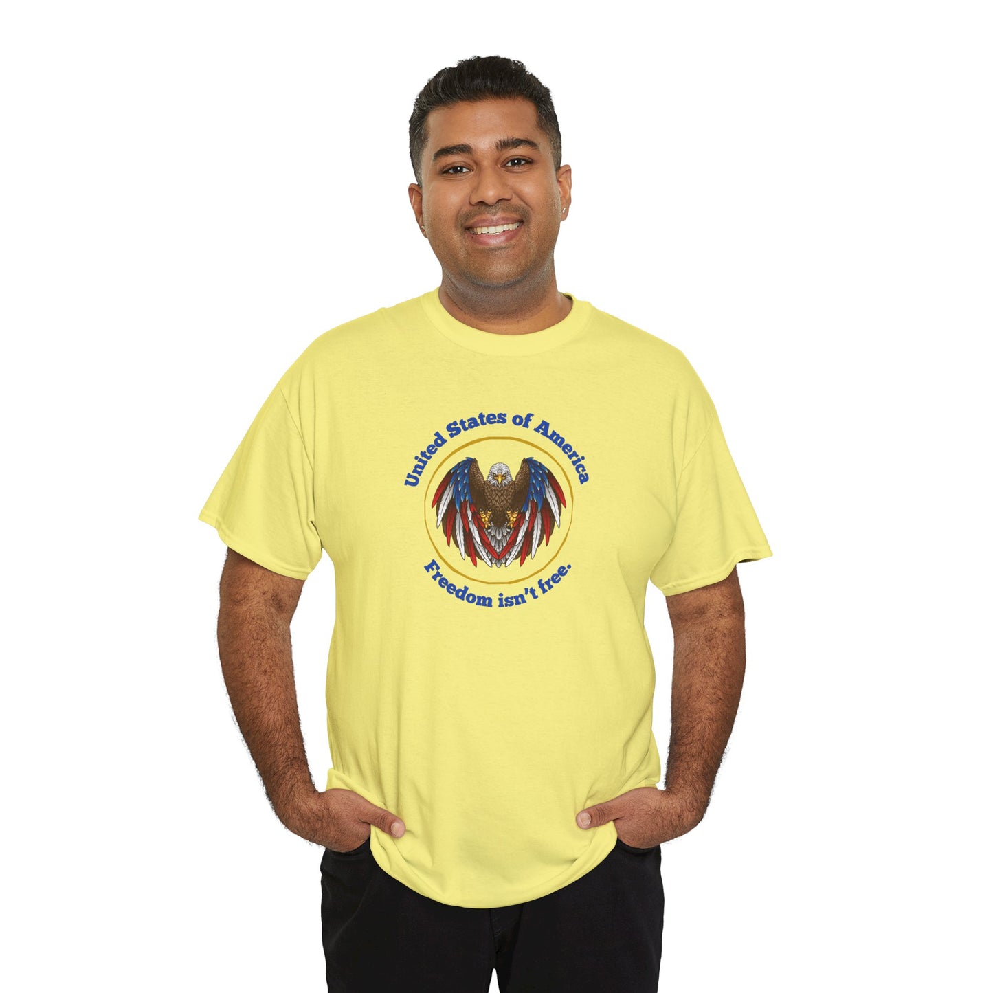 Patriotic Eagle Tee - USA Freedom