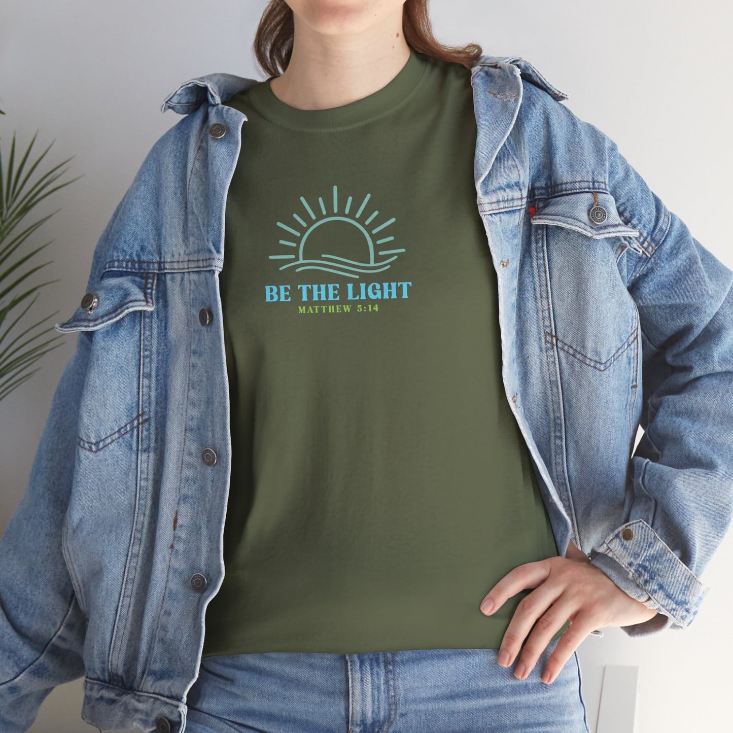 Christian Graphic Tee Be The Light
