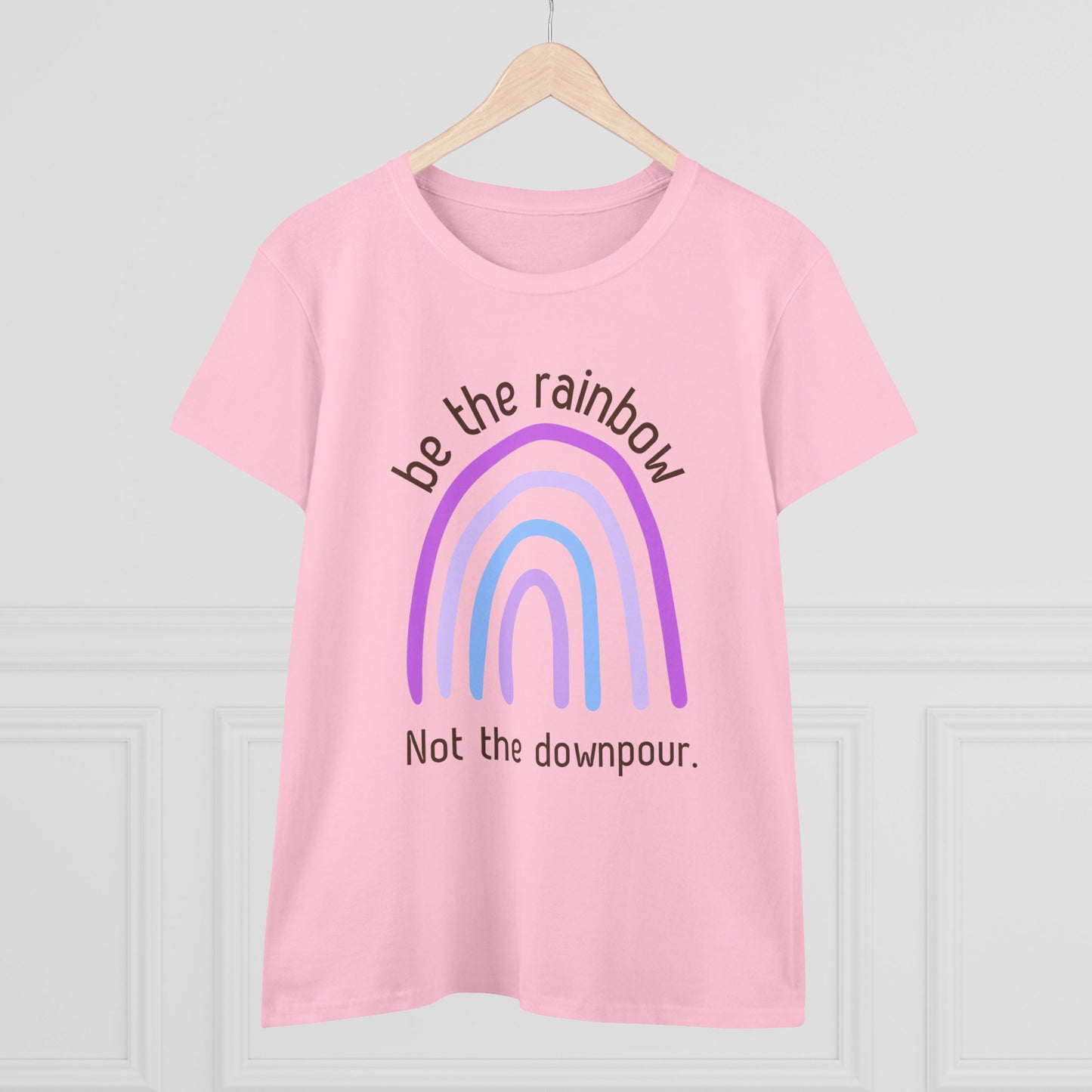 Rainbow T Shirt Inspirational Tee Women's