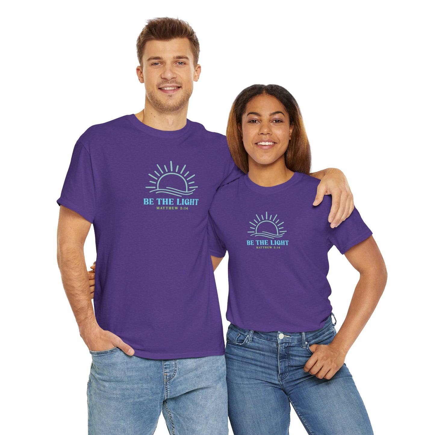 Christian Graphic Tee Be The Light