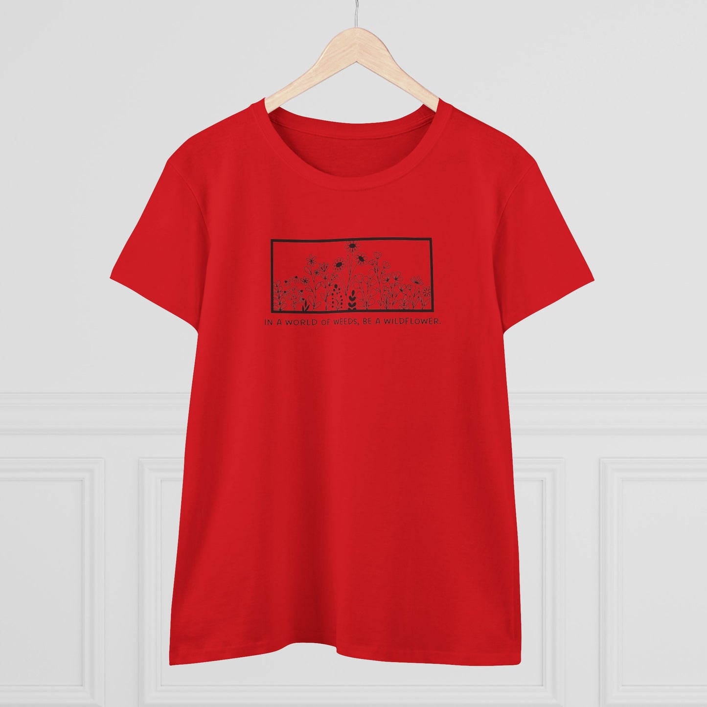 Wildflower T Shirt Floral Tee Women's
