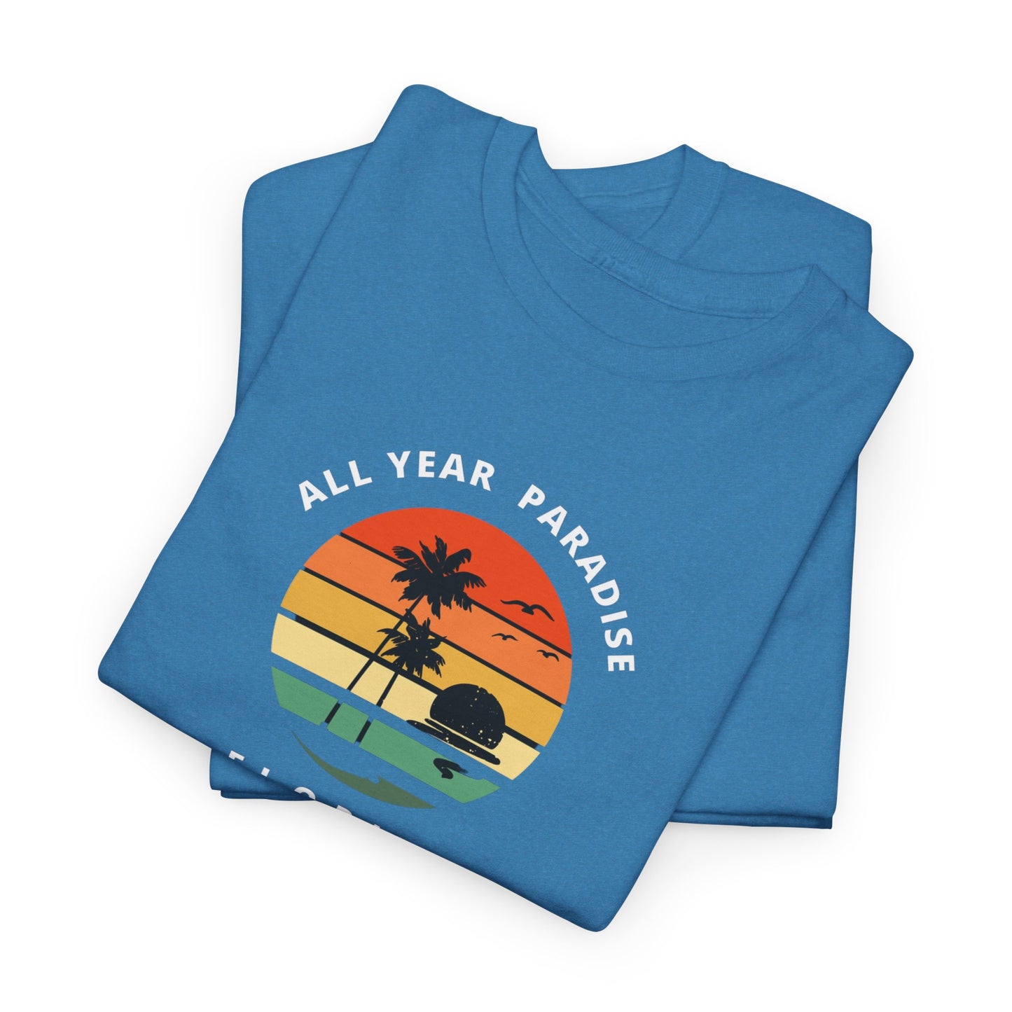 Vintage Sunset Graphic Tee, Casual T-Shirt, Summer Vibes Shirt, Beachwear, Gift for Him/Her, Cozy Everyday Wear