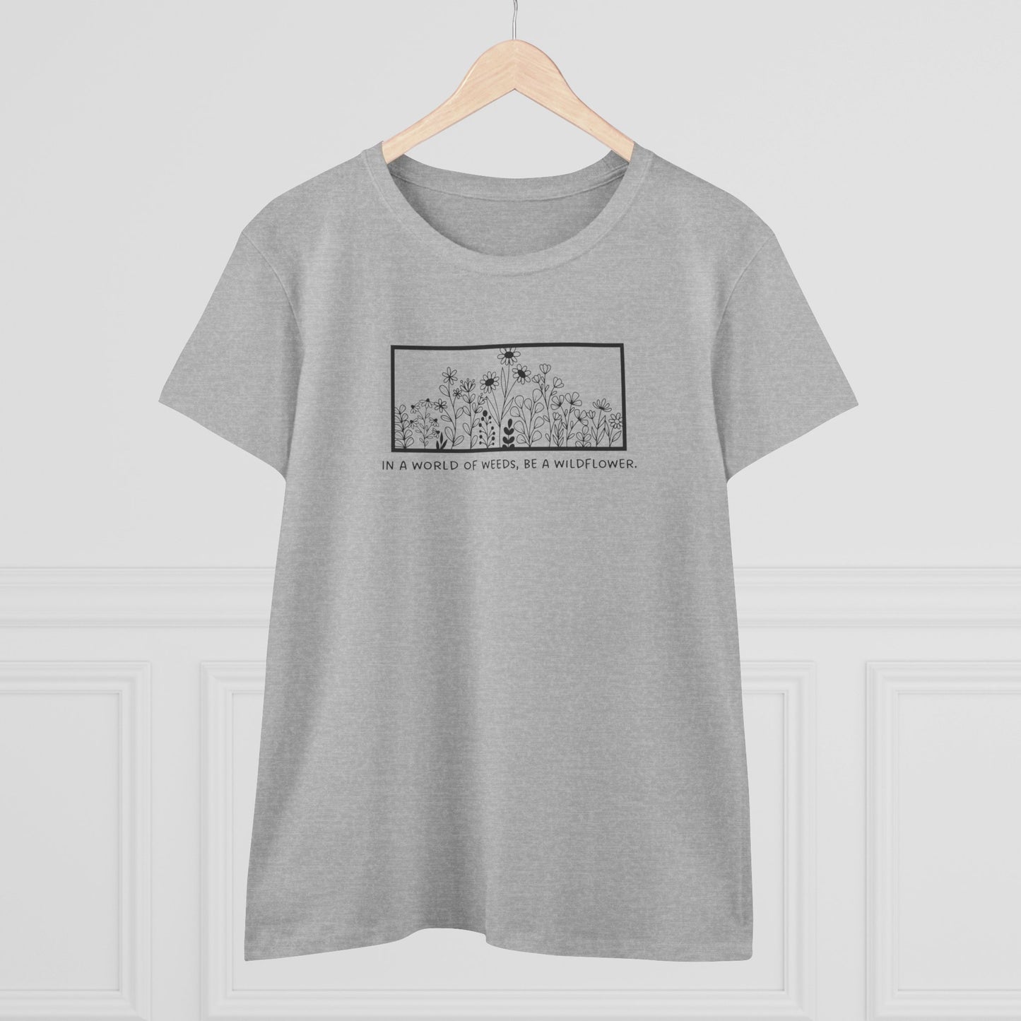 Wildflower T Shirt Floral Tee Women's