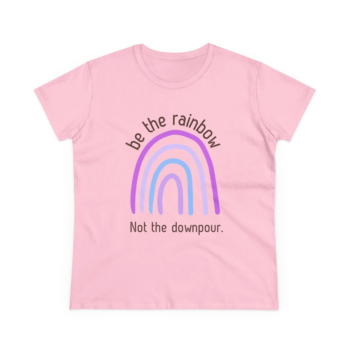 Rainbow T Shirt Inspirational Tee Women's