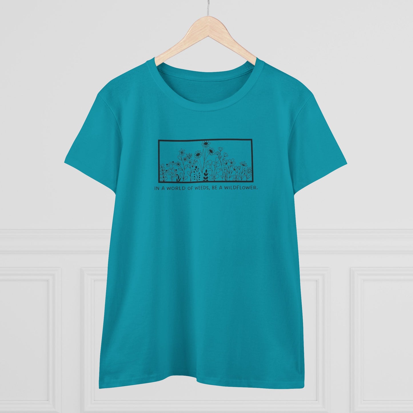 Wildflower T Shirt Floral Tee Women's
