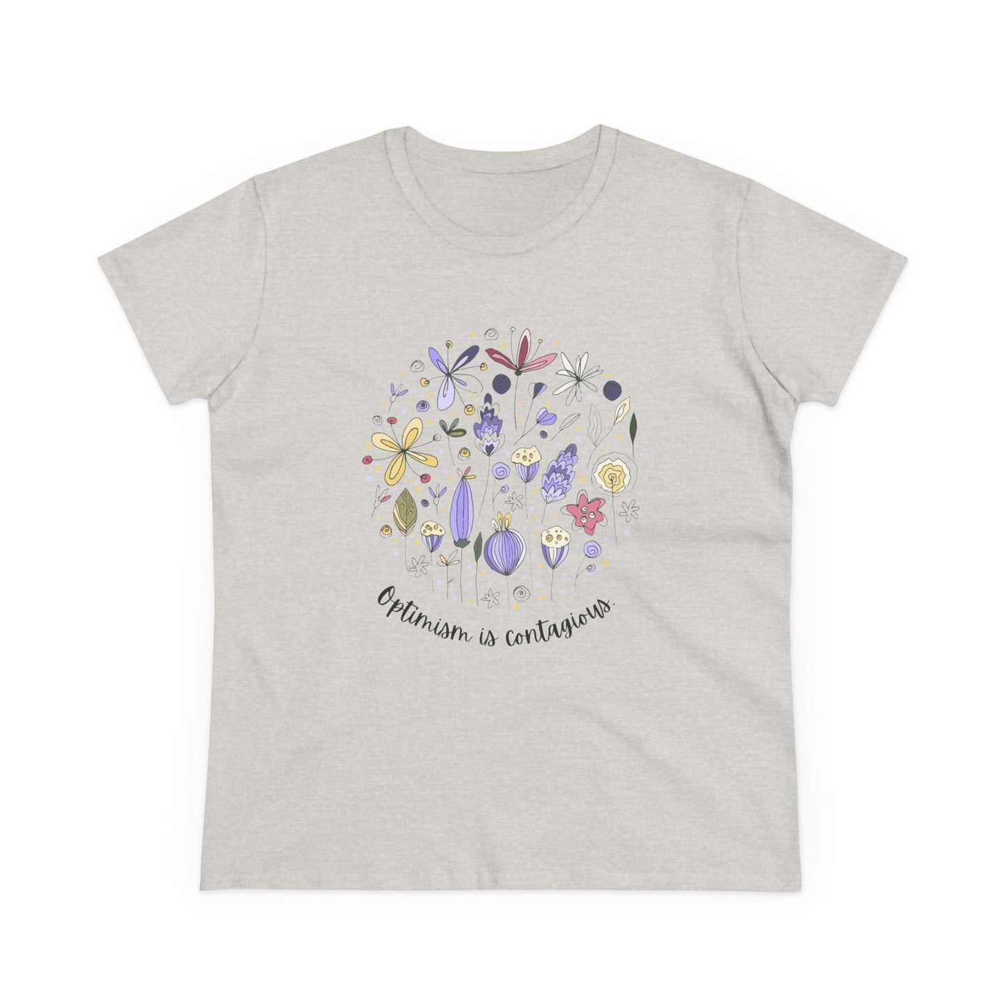 Graphic T-Shirt Flower Optimism Women's Tee