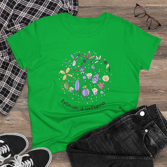 Graphic T-Shirt Flower Optimism Women's Tee