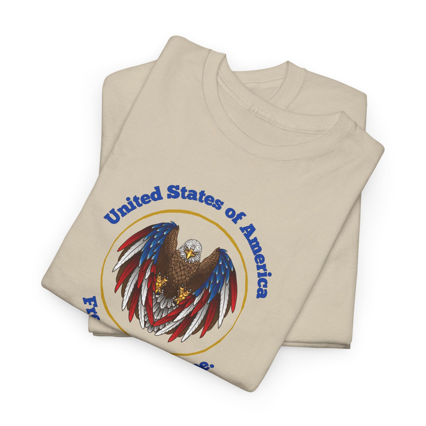Patriotic Eagle Tee - USA Freedom