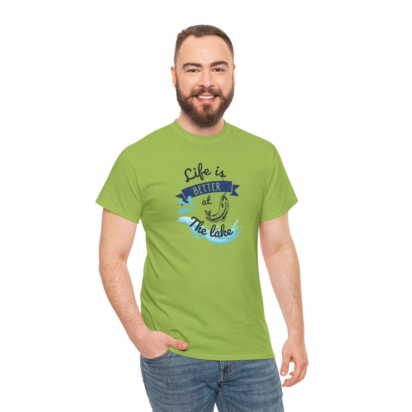 Lake Fishing Unisex Tee
