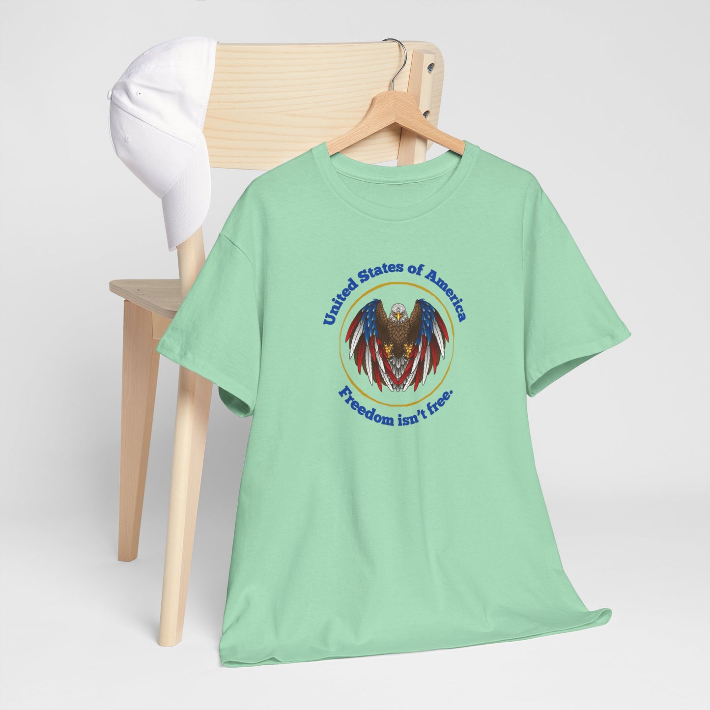 Patriotic Eagle Tee - USA Freedom