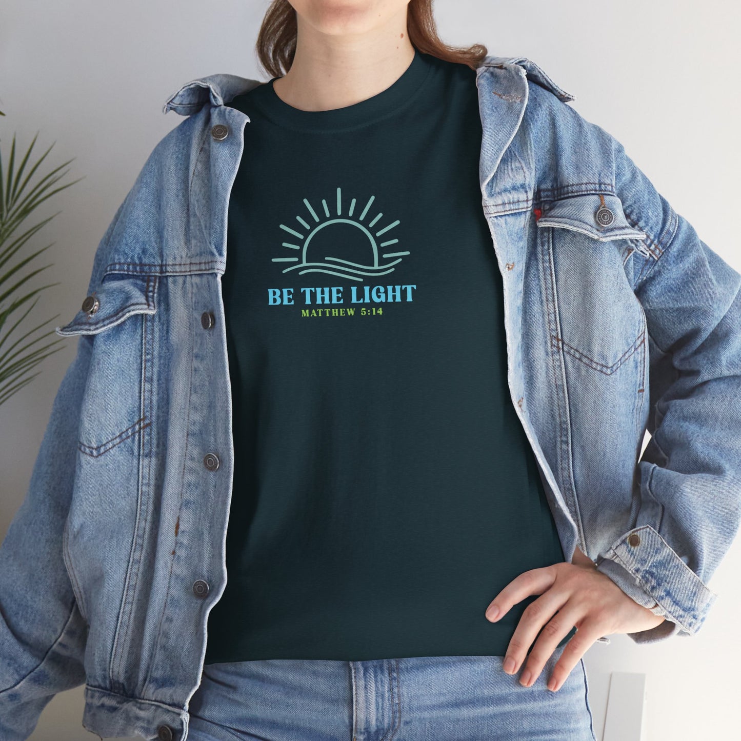 Christian Graphic Tee Be The Light