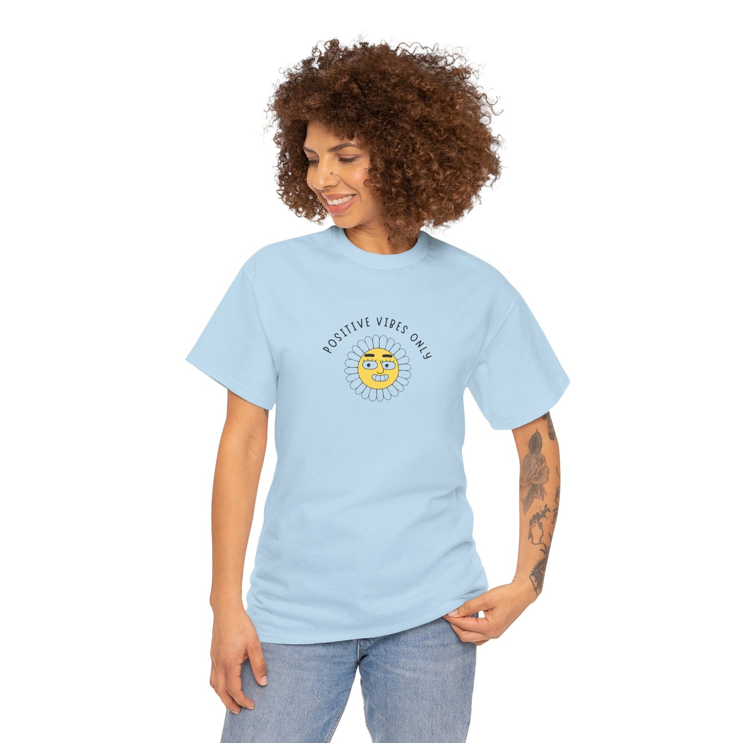 Positive Vibes Unisex Tee Funny Saying Men's Women's