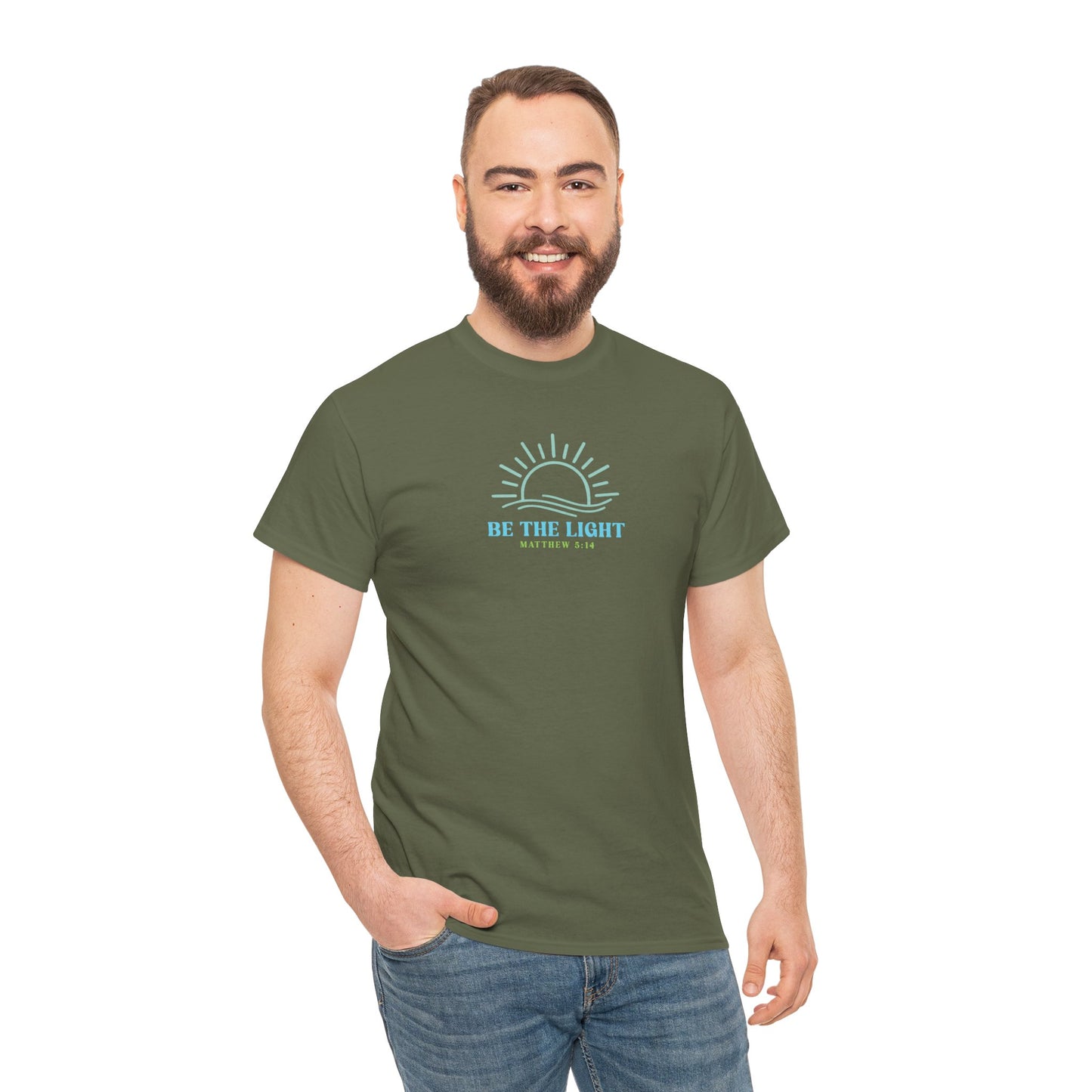 Christian Graphic Tee Be The Light
