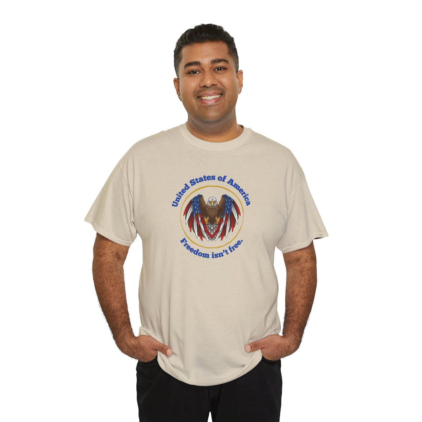 Patriotic Eagle Tee - USA Freedom